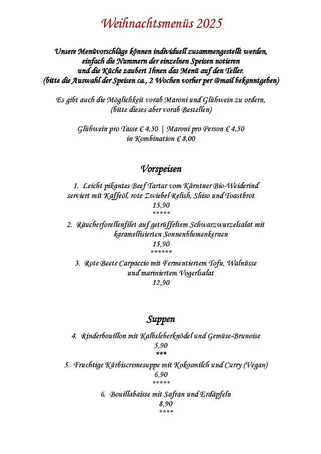 Weihnachtsmenü Seite 1